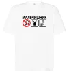 Футболка Оверсайз МАЛЬЧИШНИК PLAYBOY Белый фото