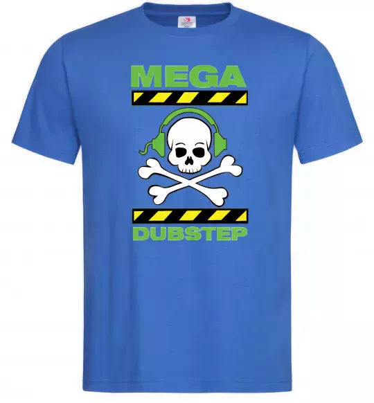 Чоловіча футболка ДАБСТЕП Яскраво-синій фото