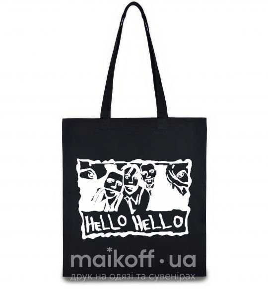 Еко-сумка HELLO HELLO Чорний фото