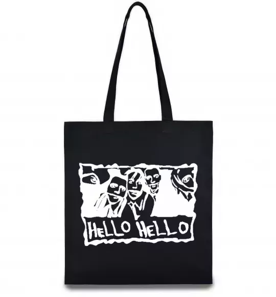 Еко-сумка HELLO HELLO Чорний фото