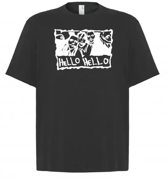 Футболка Оверсайз HELLO HELLO Чорний фото