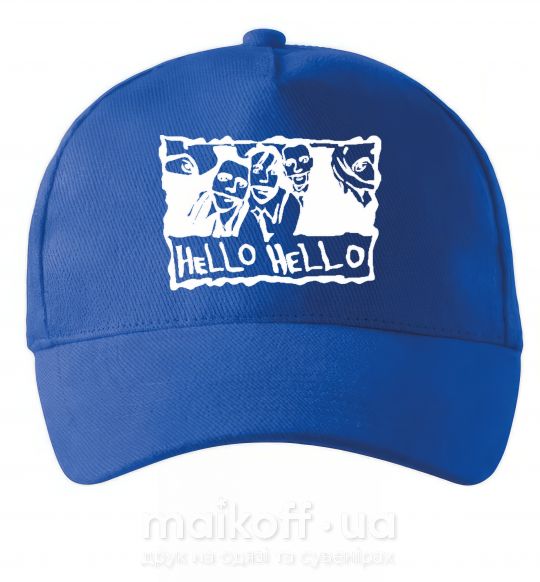 Кепка HELLO HELLO Ярко-синий фото