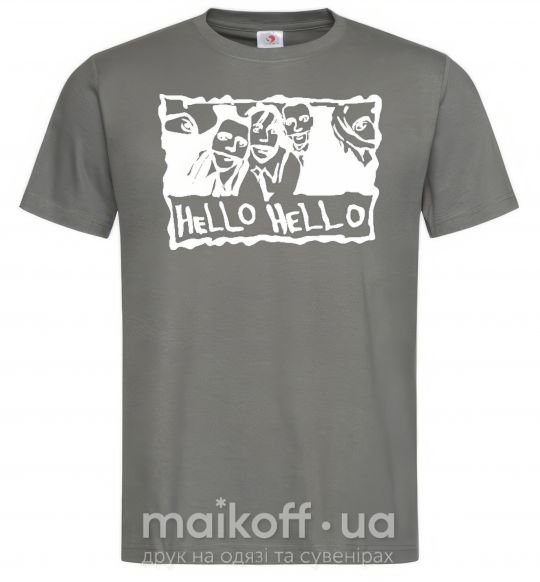 Чоловіча футболка HELLO HELLO Графіт фото