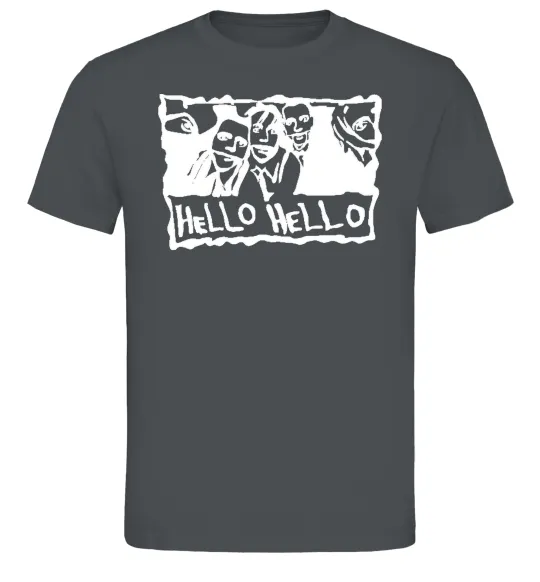 Чоловіча футболка HELLO HELLO Графіт фото