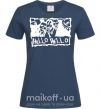 Женская футболка HELLO HELLO Темно-синий фото