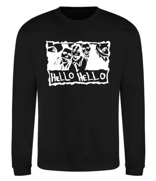 Світшот HELLO HELLO Чорний фото