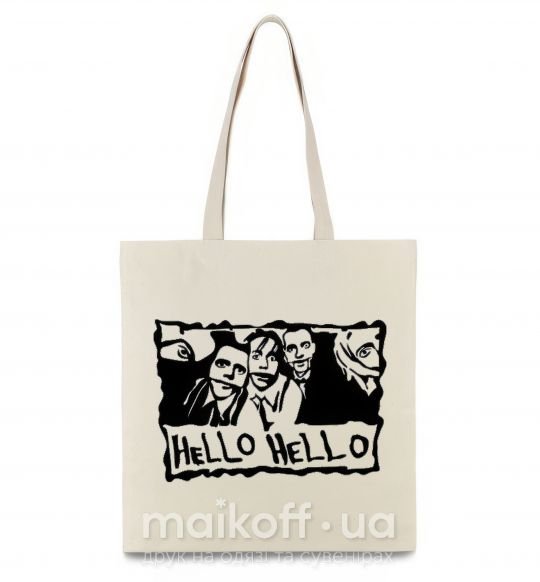 Еко-сумка HELLO HELLO Бежевий фото