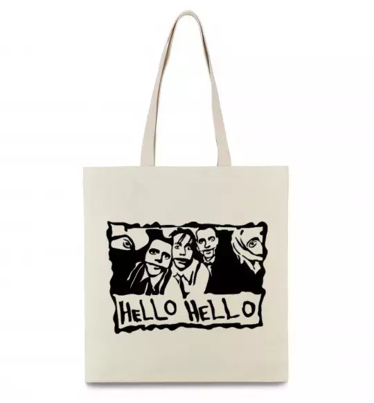 Еко-сумка HELLO HELLO Бежевий фото
