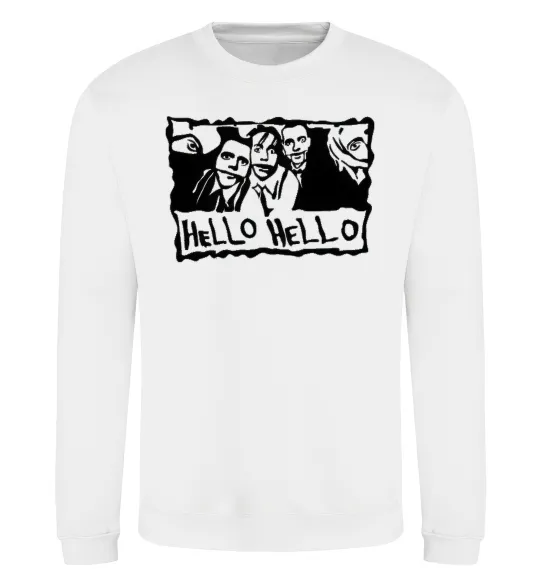 Свитшот HELLO HELLO Белый фото