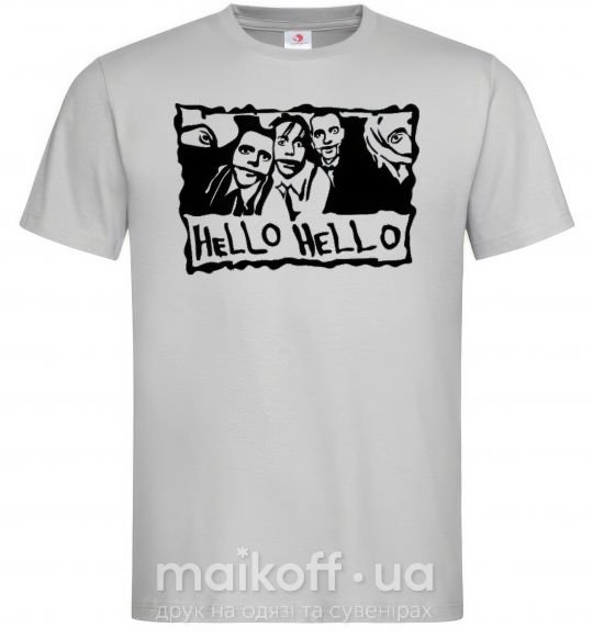 Чоловіча футболка HELLO HELLO Сірий фото
