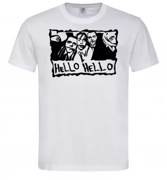 Чоловіча футболка HELLO HELLO Білий фото