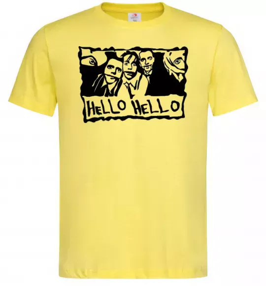 Чоловіча футболка HELLO HELLO Лимонний фото
