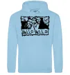 Чоловіча толстовка (худі) HELLO HELLO Блакитний фото