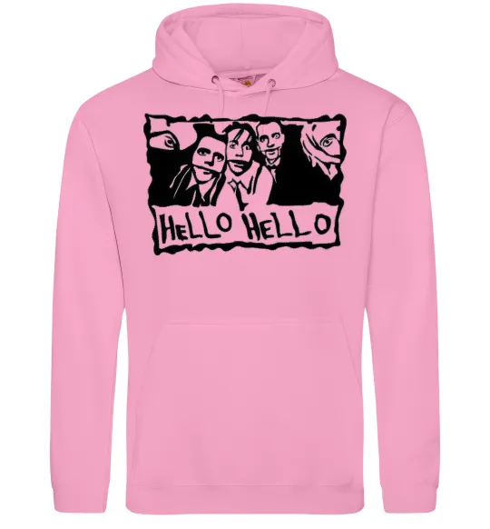 Женская толстовка (худи) HELLO HELLO Розовый фото