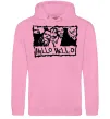 Женская толстовка (худи) HELLO HELLO Розовый фото