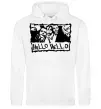 Жіноча толстовка (худі) HELLO HELLO Білий фото