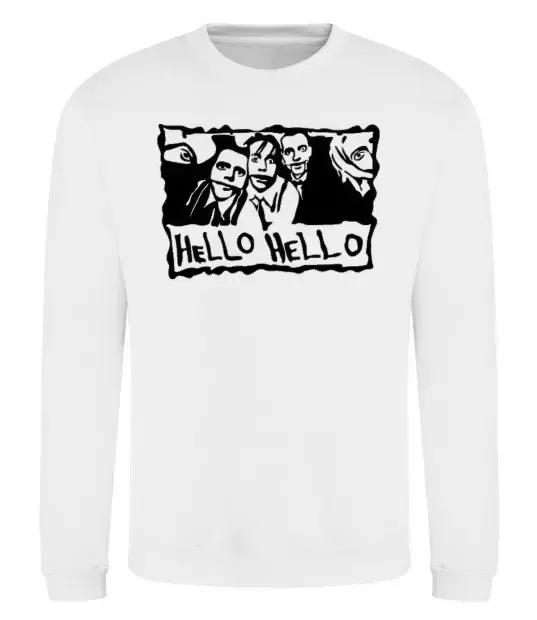 Світшот HELLO HELLO Білий фото
