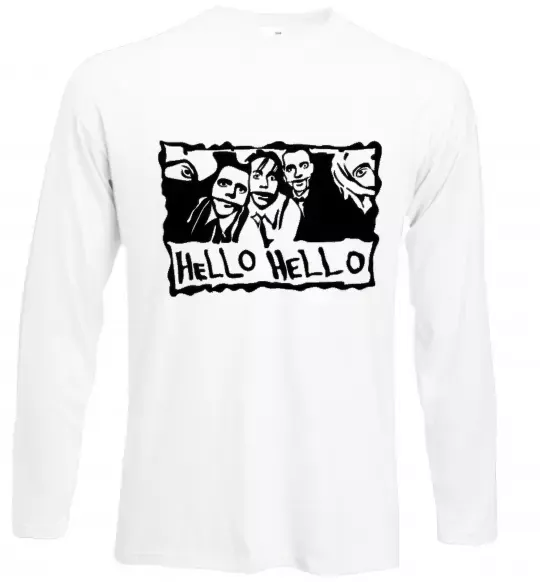 Лонгслив HELLO HELLO Белый фото