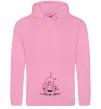 Женская толстовка (худи) В животику зайнято Розовый фото