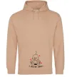 Жіноча толстовка (худі) В животику зайнято Пісочний фото