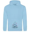 Женская толстовка (худи) В животику зайнято Голубой фото