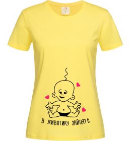 Женская футболка В животику зайнято