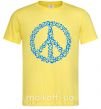 Мужская футболка PEACE Лимонный фото