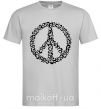 Мужская футболка PEACE Серый фото