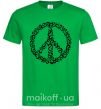 Мужская футболка PEACE Зеленый фото