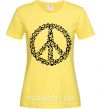 Жіноча футболка PEACE Лимонний фото