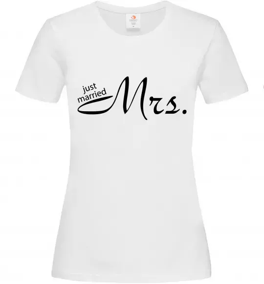 Жіноча футболка MRS. Білий фото