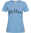 Жіноча футболка MRS. Блакитний фото
