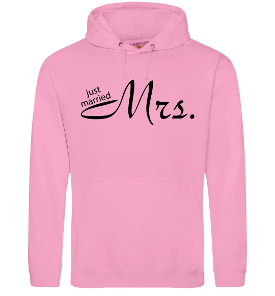 Женская толстовка (худи) MRS. Розовый фото