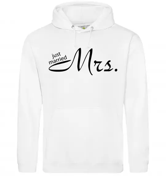 Жіноча толстовка (худі) MRS. Білий фото