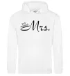 Жіноча толстовка (худі) MRS. Білий фото