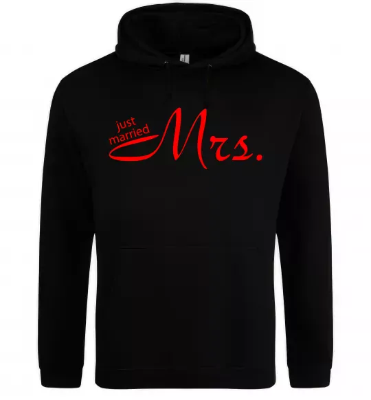 Жіноча толстовка (худі) MRS. Чорний фото