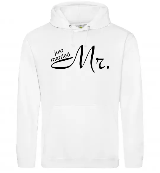 Чоловіча толстовка (худі) MR. Білий фото