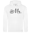 Чоловіча толстовка (худі) MR. Білий фото