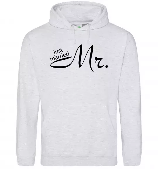 Чоловіча толстовка (худі) MR. Сірий меланж фото