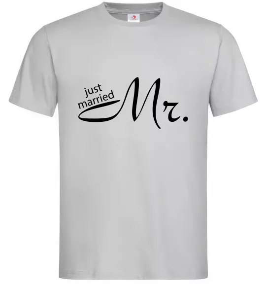 Мужская футболка MR. Серый фото