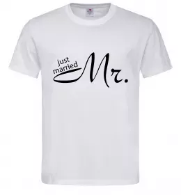 Мужская футболка MR. Белый фото