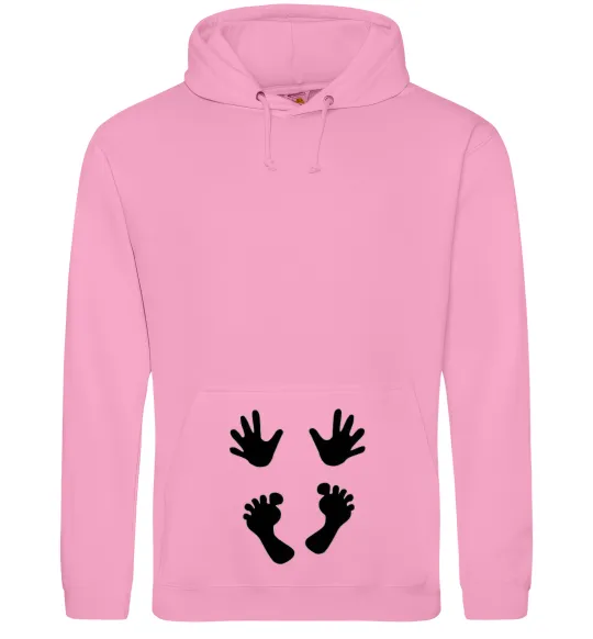 Женская толстовка (худи) Ручки ніжки Розовый фото