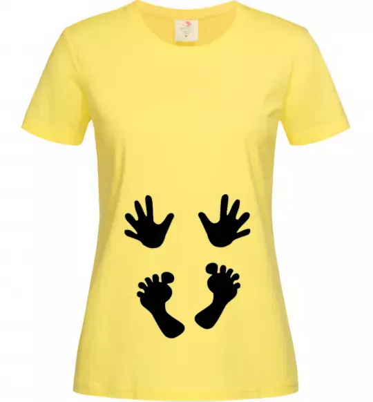 Женская футболка Ручки ніжки Лимонный фото