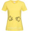 Женская футболка РУЧКИ Лимонный фото
