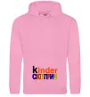 Женская толстовка (худи) КИНДЕР СЮРПРИЗ Розовый фото