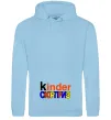 Женская толстовка (худи) КИНДЕР СЮРПРИЗ Голубой фото