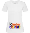 Женская футболка КИНДЕР СЮРПРИЗ Белый фото