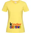Женская футболка КИНДЕР СЮРПРИЗ Лимонный фото