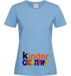 Женская футболка КИНДЕР СЮРПРИЗ Голубой фото