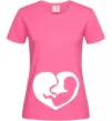 Жіноча футболка BABY в животике Яскраво-рожевий фото
